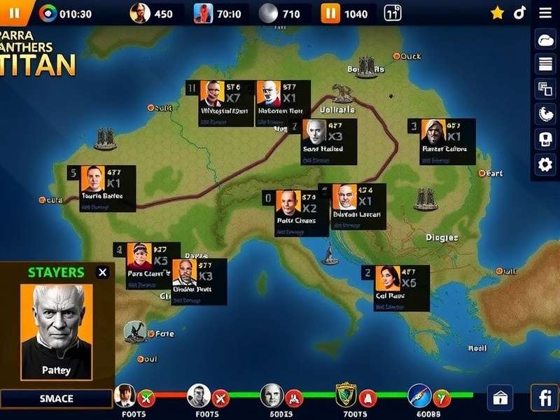 Parra Panthers Titan Player Distribution Map